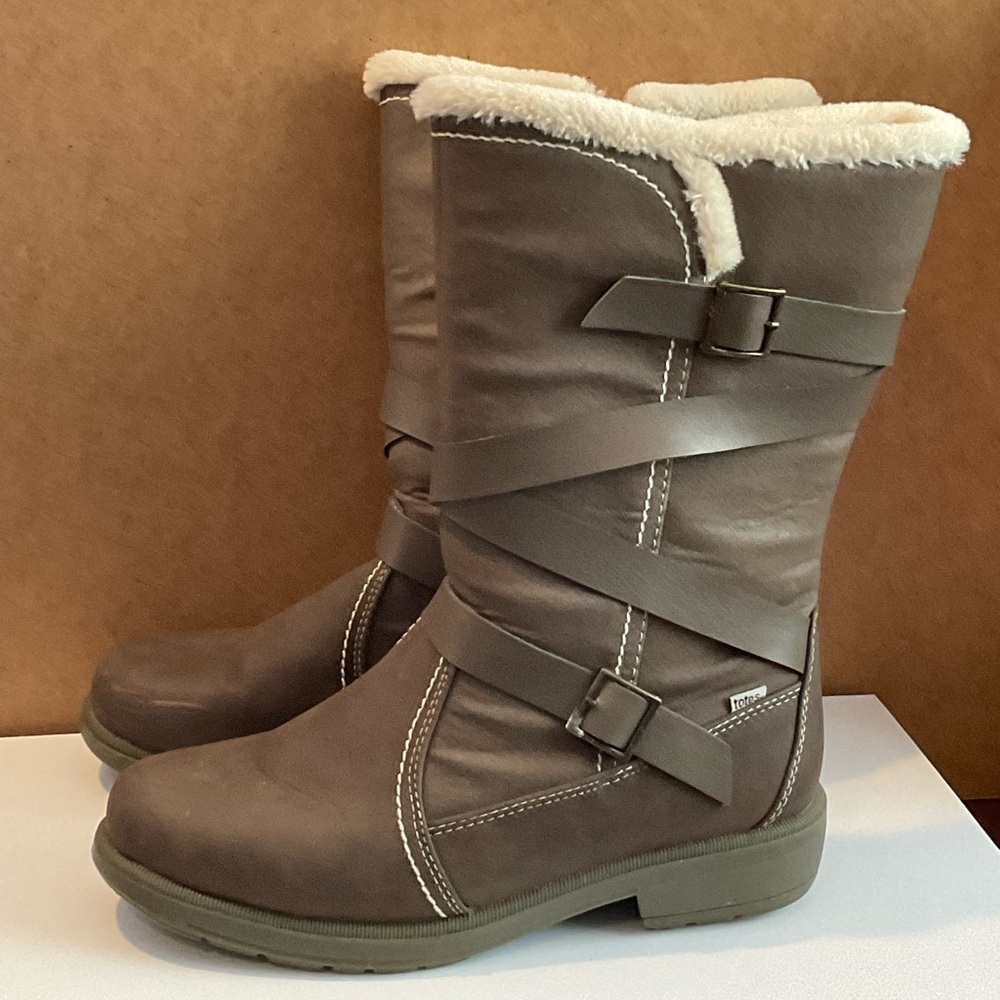 Totes Women's Diedre Brown Women's Winter Boots EUC